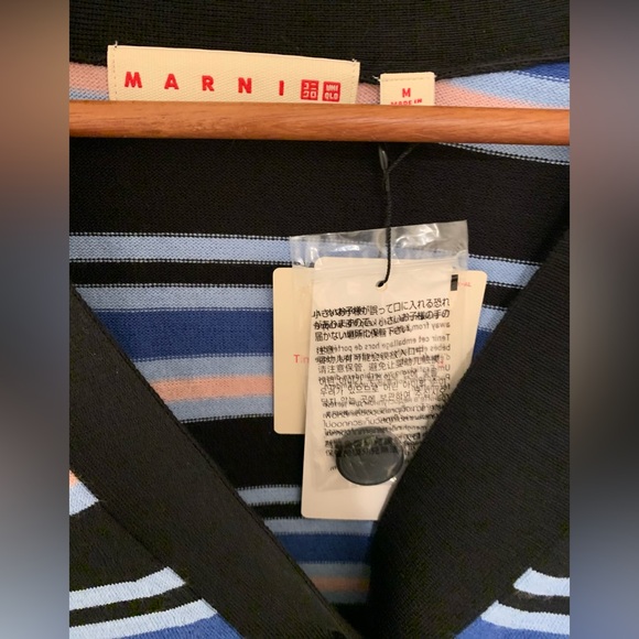 MARNI for Uniqlo Merino Blend Cardigan Sweater - Picture 2 of 4